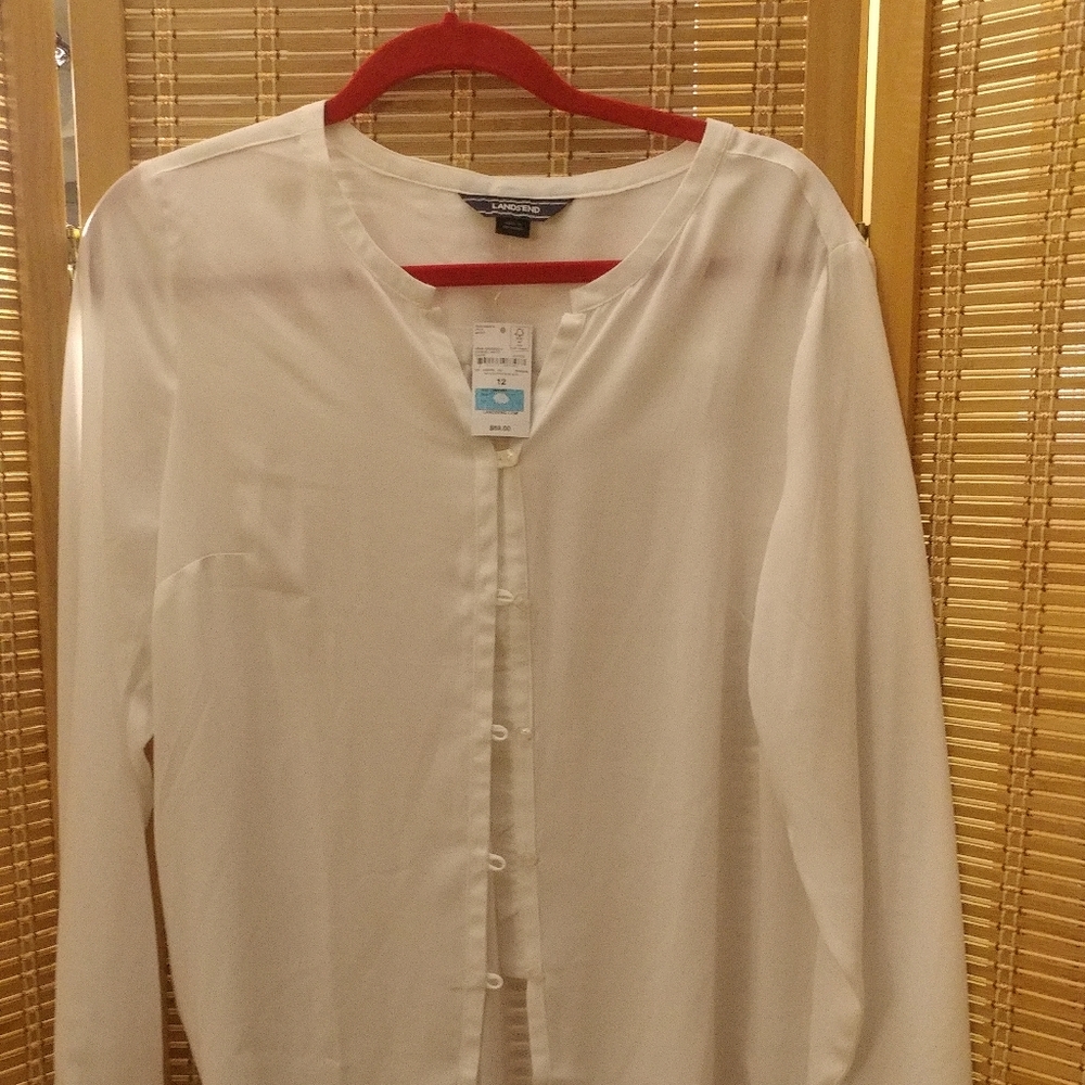 Lands End, NWT, 12, White